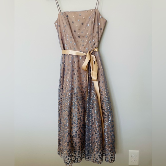 Sparkly A-Line Midi Dress - Picture 2 of 8